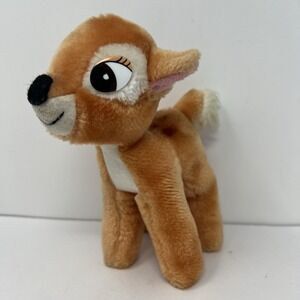 Walt Disney Bambi Medium Brown White‎ Baby Fawn Deer Stuffed Animal Plush Toy